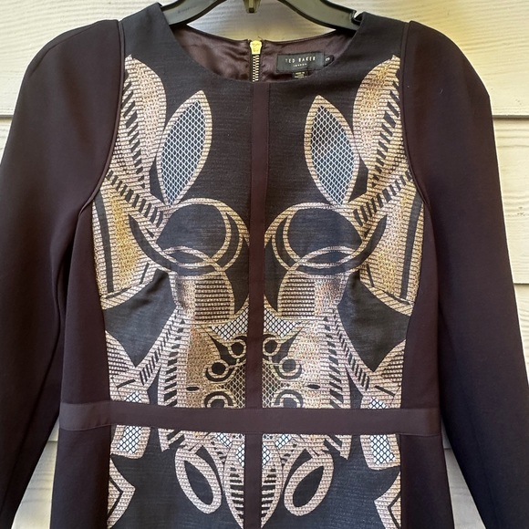 Ted Baker London
Tasiele 3/4-Sleeve Dress W/ Brocade Front - Picture 7 of 16